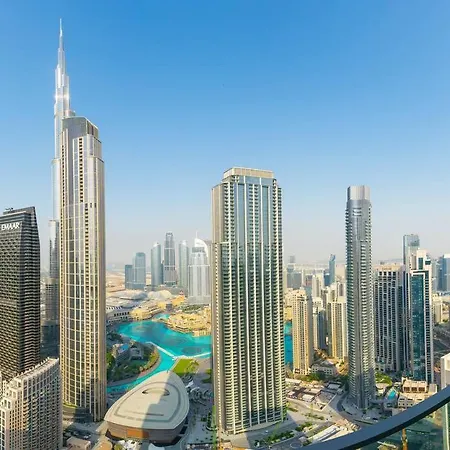 Glorious Fountain,Opera &Burj Sky View 4Br Apt Dubai Exterior foto